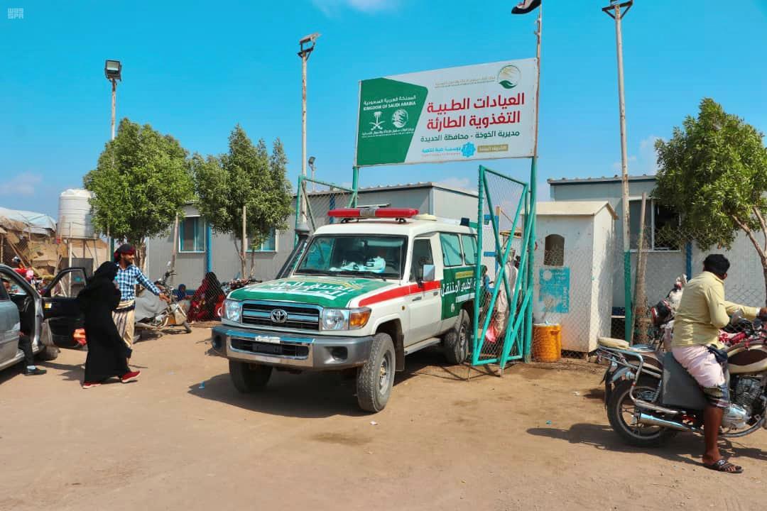 KSrelief workers at work in Hudeidah, Yemen. (SPA)