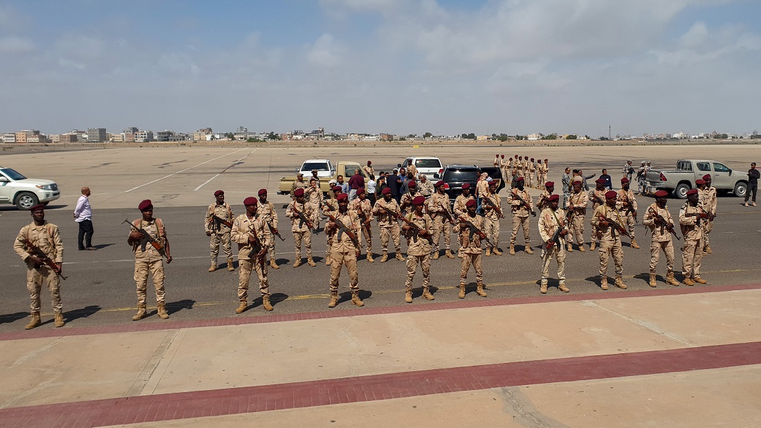 There was also a heavy military presence. (AFP) There was also a heavy military presence. (AFP)