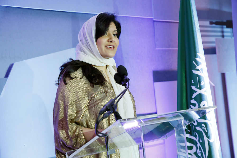 Saudi Arabia’s ambassador to the US Princess Reema bint Bandar said the attacks by Iran-backed militias on the Kingdom threaten civilians. (File/Wikipedia) Saudi Arabia’s ambassador to the US Princess Reema bint Bandar said the attacks by Iran-backed militias on the Kingdom threaten civilians. (File/Wikipedia)