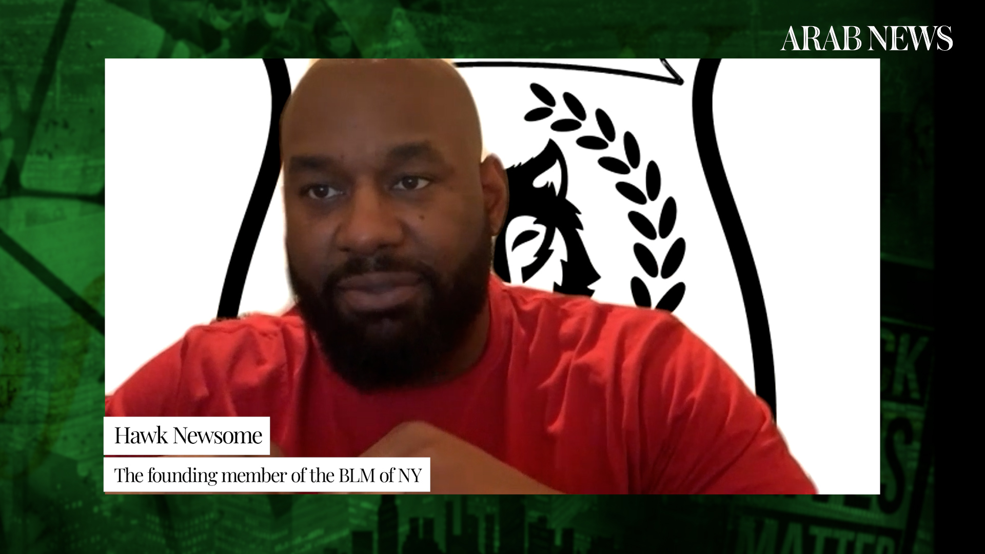 Hawk Newsome, a founding member of Black Lives Matter (BLM) Greater New York. (Screenshot Hawk Newsome, a founding member of Black Lives Matter (BLM) Greater New York. (Screenshot