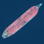 Maxar Satellite image of the FSO Safer tanker moored off Ras Issa port, in Yemen, on June 17, 2020. (Satellite image ©2020 Maxar Technologies)