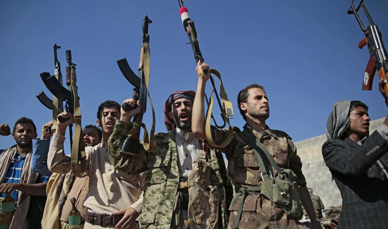 Yemen’s government and experts have warned the US administration against supporting a hasty peace settlement that does not include disarming the Houthi group. (AP/File)
